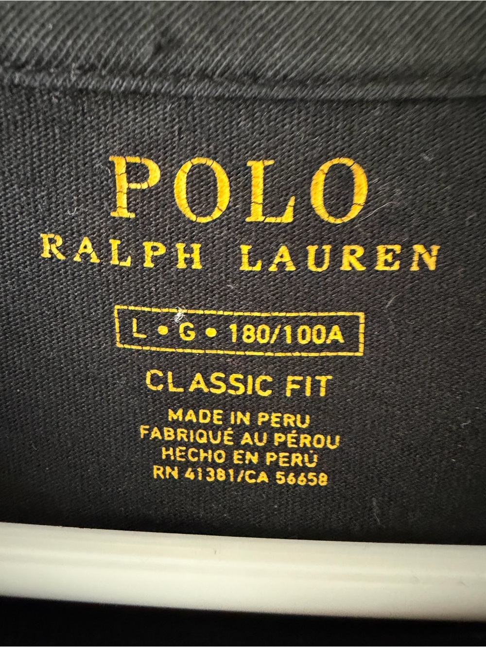 Big pony Polo by Ralph Lauren Black Tee with Red Polo Player Graphic size large - Picture 4 of 4